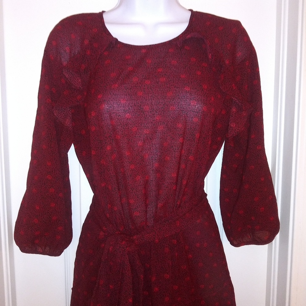 Ba$sh Belted Ruffle Dress - Picture 3 of 9